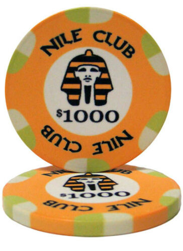 Nile Club Poker Chips