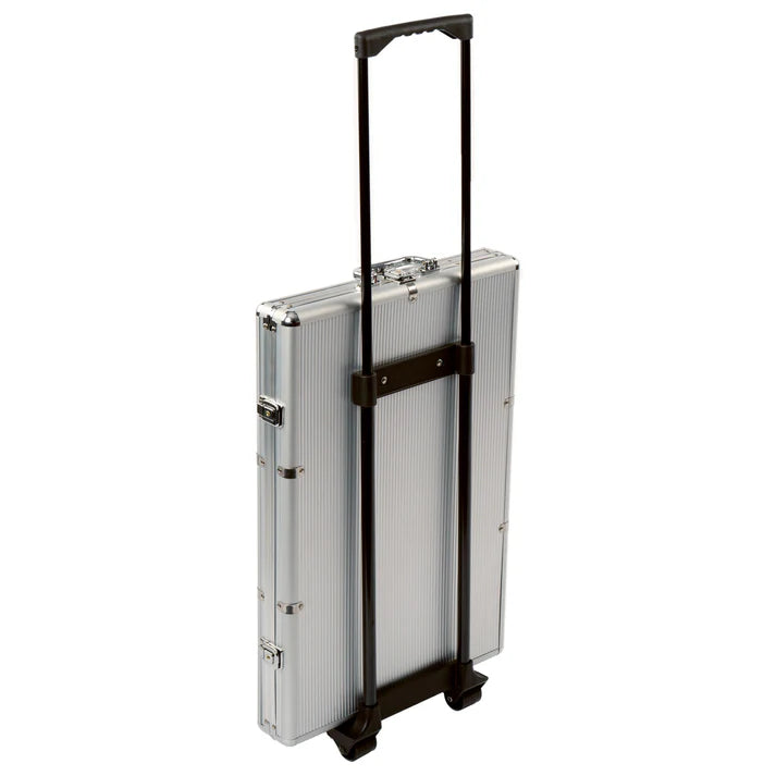 1000 Count Rolling Aluminum Poker Chip Case