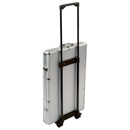 1000 Count Rolling Aluminum Poker Chip Case