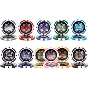 Ace Casino 14g holographic poker chips