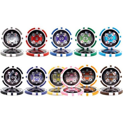 Ace Casino 14g holographic poker chips