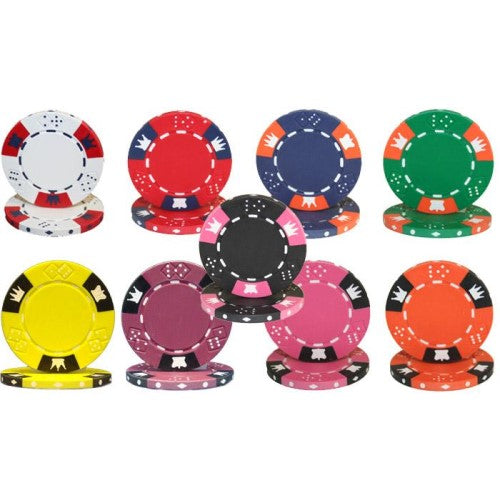 Crown & Dice Poker Chips