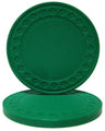 Green Super Diamond poker chip