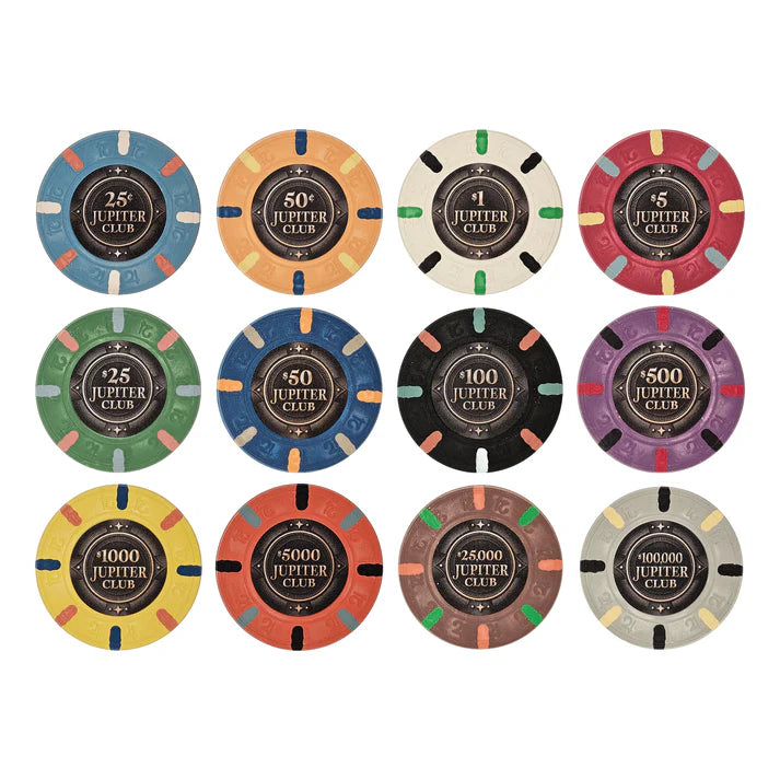 Jupiter Club Poker Chip Sets