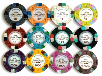 Monaco Club Poker Chips