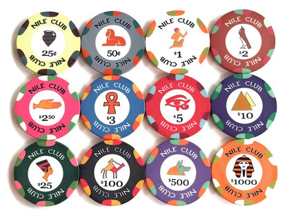 Nile Club Poker Chips