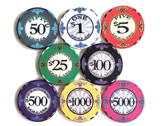 Scroll 10g ceramic poker chips