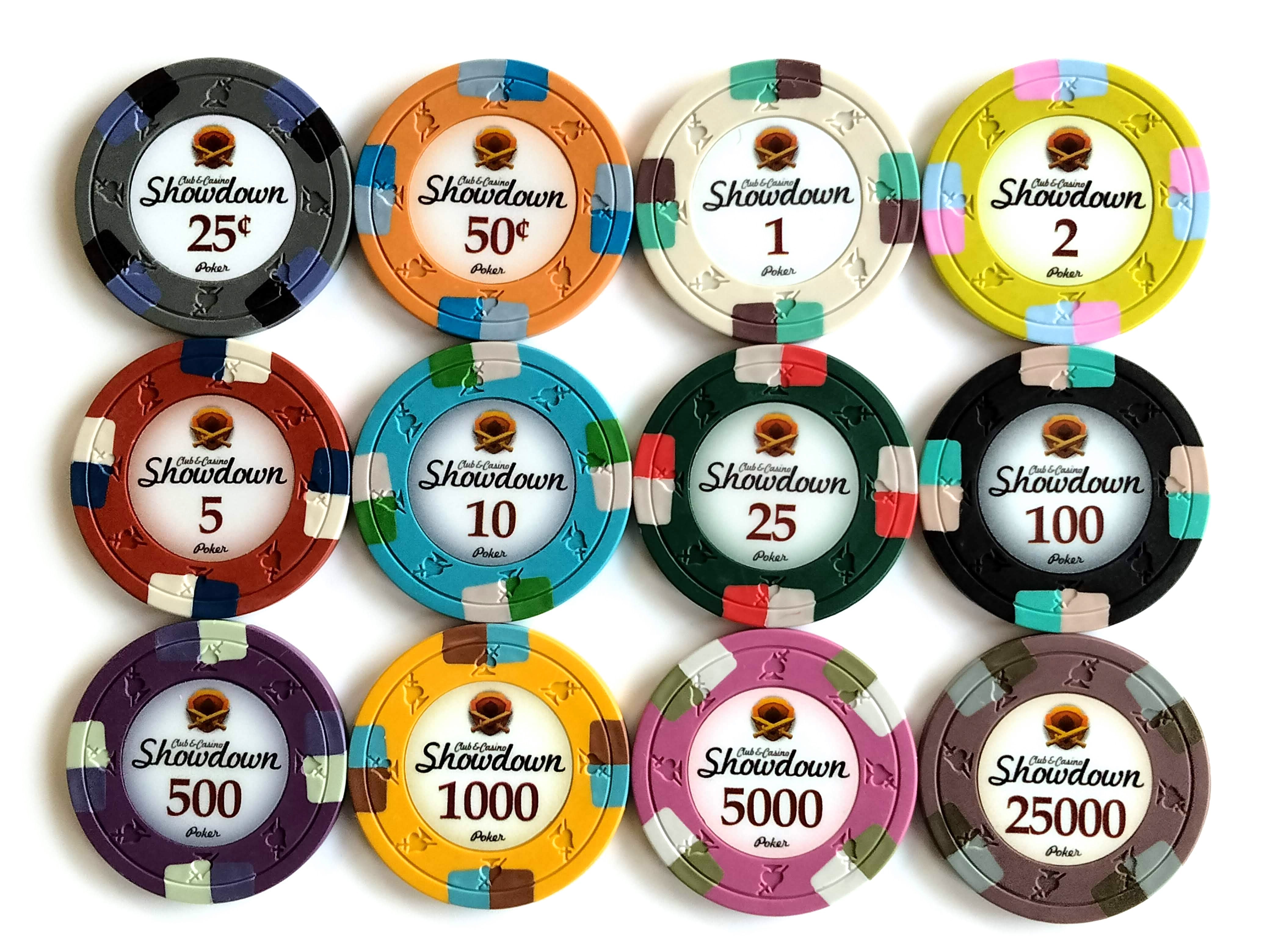 Showdown Poker Chips 13.5g | Poker Chip Kings