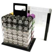 Load image into Gallery viewer, 1000 Bluff Canyon Poker Chip Set with Acrylic Case