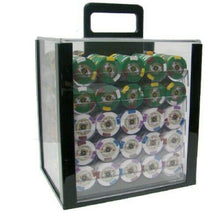 Load image into Gallery viewer, 1000 Kings Casino Poker Chip Set with Acrylic Case