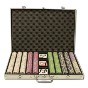 1000 Milano Clay Poker Chip Set with Aluminum Case
