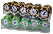 Load image into Gallery viewer, 1000 Monte Carlo Poker Chip Set with Acrylic Case