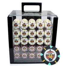 Load image into Gallery viewer, 1000 Rock &amp; Roll Poker Chip Set with Acrylic Case
