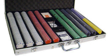 Load image into Gallery viewer, 1000 Suited Poker Chip Set with Aluminum Case