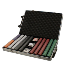 Load image into Gallery viewer, 1000 Suited Poker Chip Set with Rolling Aluminum Case