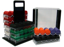 Load image into Gallery viewer, 1000 Super Diamond Poker Chip Set with Acrylic Case
