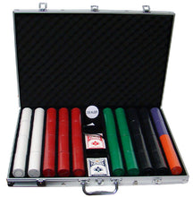 Load image into Gallery viewer, 1000 Super Diamond Poker Chip Set with Aluminum Case