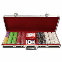 Load image into Gallery viewer, 500 Bluff Canyon Poker Chip Set with Black Aluminum Case