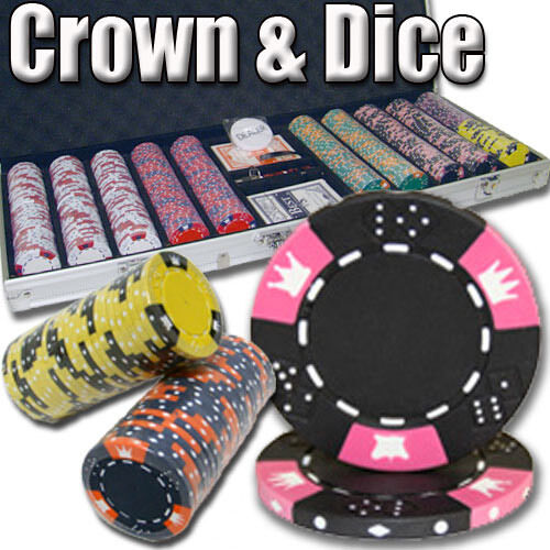 Crown & Dice Poker Chip Sets