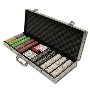 500 Desert Heat Poker Chip Set with Aluminum Case