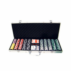 500 Las Vegas Poker Chip Set with Aluminum Case