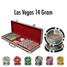 Load image into Gallery viewer, 500 Las Vegas Poker Chip Set with Black Aluminum Case