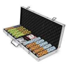 Load image into Gallery viewer, 500 Monte Carlo Poker Chip Set with Aluminum Case