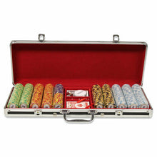 Load image into Gallery viewer, 500 Monte Carlo Poker Chip Set with Black Aluminum Case