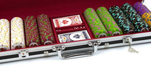 Load image into Gallery viewer, 500 Rock &amp; Roll Poker Chip Set with Black Aluminum Case