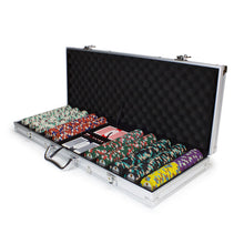 Load image into Gallery viewer, 500 Showdown Poker Chip Set with Aluminum Case