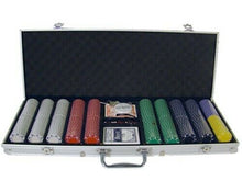 Load image into Gallery viewer, 500 Suited Poker Chip Set with Aluminum Case
