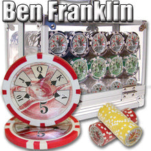 Load image into Gallery viewer, 600 Ben Franklin Poker Chip Set with Acrylic Case