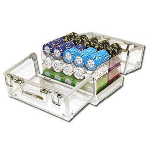 600 Bluff Canyon Poker Chip Set with Acrylic Case