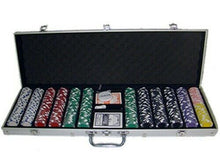Load image into Gallery viewer, 600 Diamond Suited Poker Chip Set with Aluminum Case