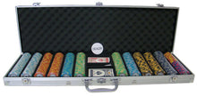Load image into Gallery viewer, 600 Monte Carlo Poker Chip Set with Aluminum Case