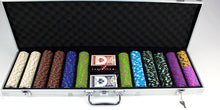 Load image into Gallery viewer, 600 Rock &amp; Roll Poker Chip Set with Aluminum Case
