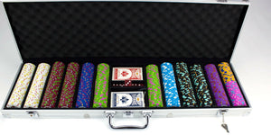 600 Rock & Roll Poker Chip Set with Aluminum Case