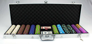 600 Rock & Roll Poker Chip Set with Aluminum Case