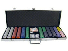 Load image into Gallery viewer, 600 Suited Poker Chip Set with Aluminum Case