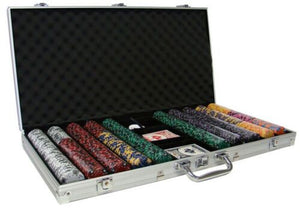 750 Ace King Suited Poker Chip Set with Aluminum Case