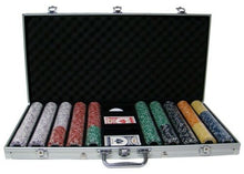 Load image into Gallery viewer, 750 Coin Inlay Poker Chip Set with Aluminum Case