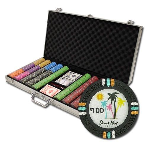 750 Desert Heat Poker Chip Set with Aluminum Case