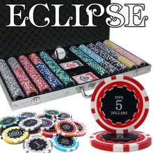 Load image into Gallery viewer, 750 Eclipse Poker Chip Set with Aluminum Case
