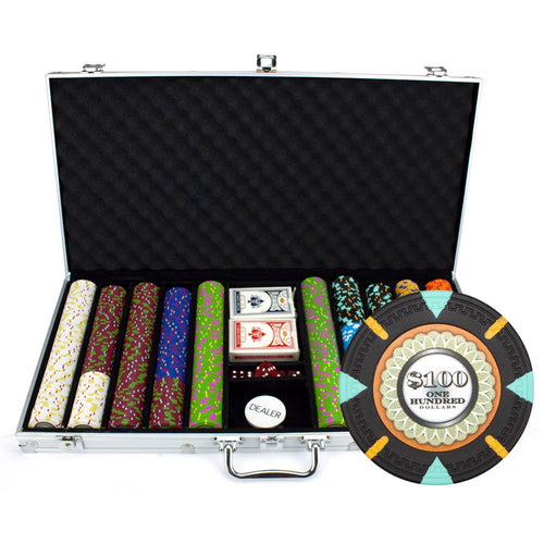 750 The Mint Poker Chip Set with Aluminum Case