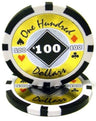 Black $100 Black Diamond poker chip