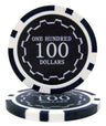 Black $100 Eclipse poker chip