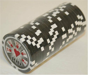 (25) $100 High Roller Poker Chips