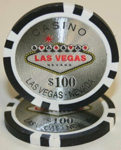 (25) $100 Las Vegas Poker Chips