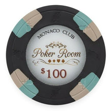 Load image into Gallery viewer, (25) $100 Monaco Club Poker Chips