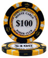 Black $100 Monte Carlo poker chip